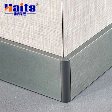 HT-07.037B Aluminium Brushed Kitchen Plinth PVC Skirting